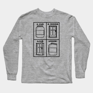 Adoor? (on light) Long Sleeve T-Shirt