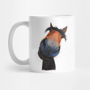 Happy Horse ' HaPPY DaVE ' by Shirley MacArthur Mug