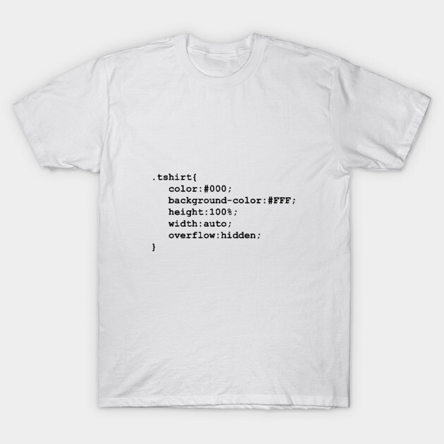 CSS Shirt T-Shirt by photokapi