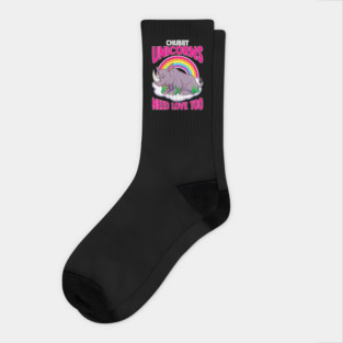 Chubby Unicorns need love too Socks