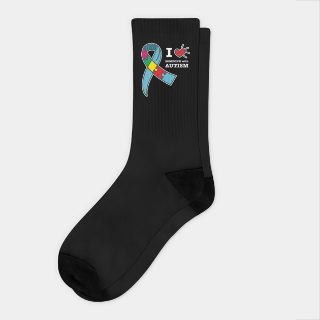 Autism Awareness Design Gift for Autistic Kids Awareness product Socks by creative