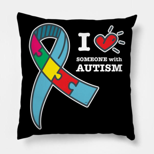 Autism Awareness Design Gift for Autistic Kids Awareness product Pillow by creative