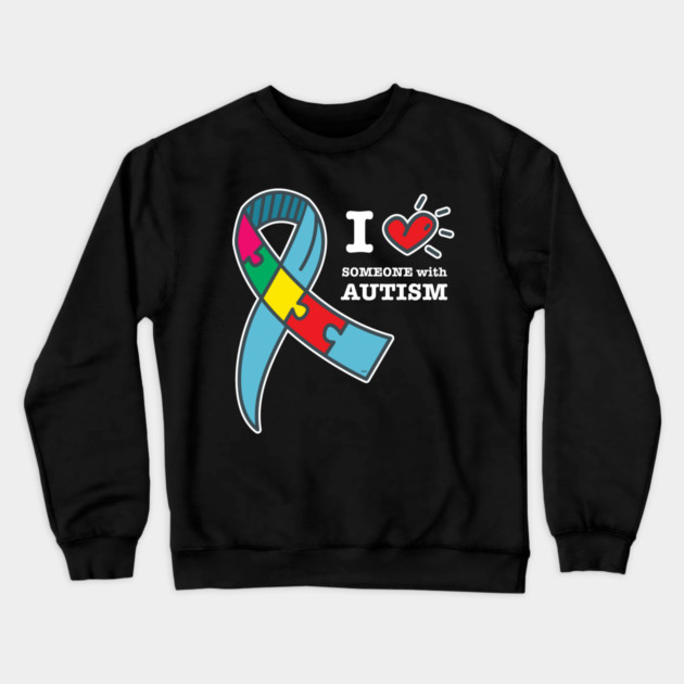 Autism Awareness Design Gift for Autistic Kids Awareness product Crewneck Sweatshirt by creative