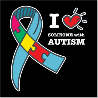 Autism Awareness Design Gift for Autistic Kids Awareness product Posters and Art