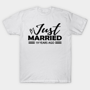 19th Wedding Anniversary - 19 years anniversary T-Shirt
