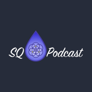 SQ Podcast White Logo T-Shirt