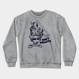 Retro Woodsy Owl Crewneck Sweatshirt