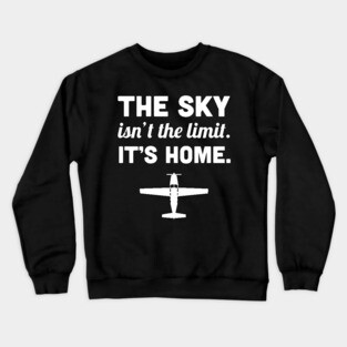Home | Funny Airplane Pilot Quote Crewneck Sweatshirt
