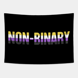 Non-Binary Pride Flag | Gender Identity Genderqueer Tapestry