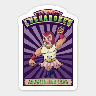 LOS CINCO LUCHADORES Sticker