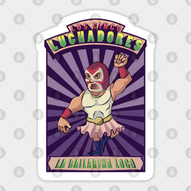 LOS CINCO LUCHADORES Sticker by droidmonkey