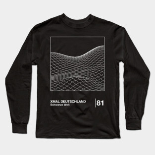 Xmal Deutschland / Minimalist Style Graphic Design Long Sleeve T-Shirt