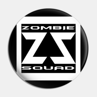 Zombie Squad ZS Rogue (White) Pin