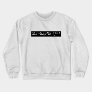 Disk Operating System Error Crewneck Sweatshirt