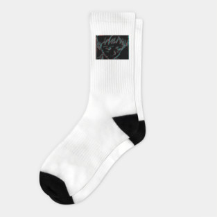 Shinji 3D Glitch Socks
