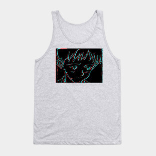 Shinji 3D Glitch Tank Top