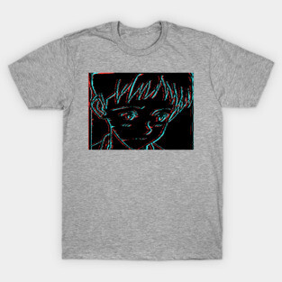Shinji 3D Glitch T-Shirt