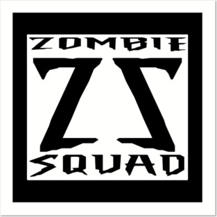 Zombie Squad ZS Sinister (Black) Posters and Art