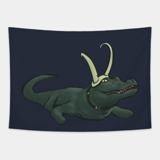 crocodile loki Tapestry