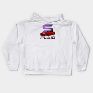 Tesla Plaid Kids Hoodie