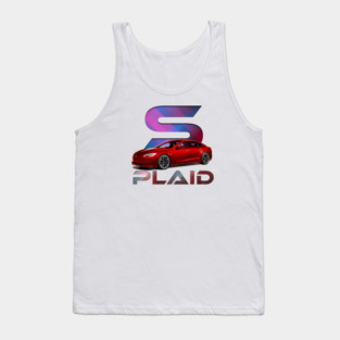 Tesla Plaid Tank Top