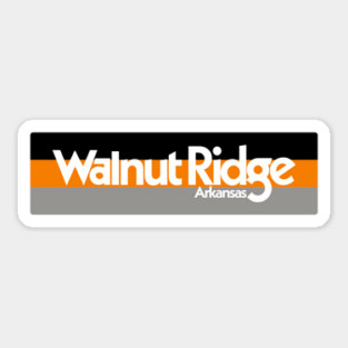 Walnut Ridge Stripes Sticker