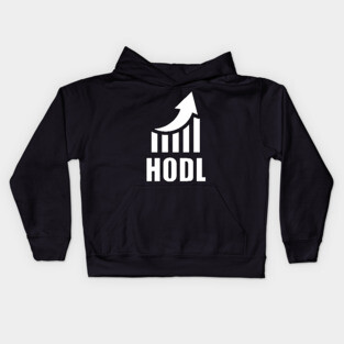 HODL! Cryptocurrency Investing Kids Hoodie