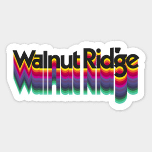 Walnut Ridge Retro Wrangler Rainbow Magnet