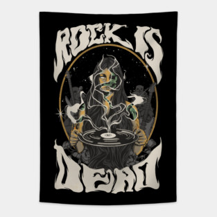 Rock is Dead Tapestry