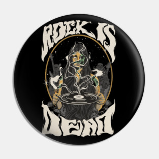 Rock is Dead Pin