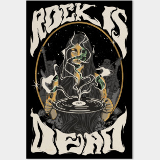 Rock is Dead Posters and Art