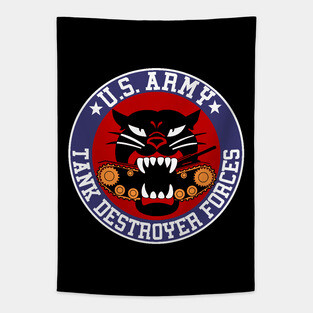 U.S Army hellcat Tapestry