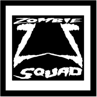 Zombie Squad ZS Mania (White) Posters and Art