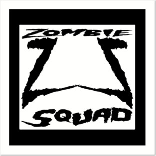 Zombie Squad ZS Mania (Black) Posters and Art