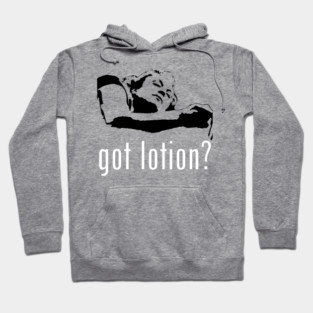 Got Lotion? Buffalo Bill (White & Black) Hoodie