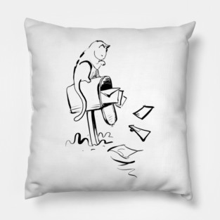 Mail kitty Pillow