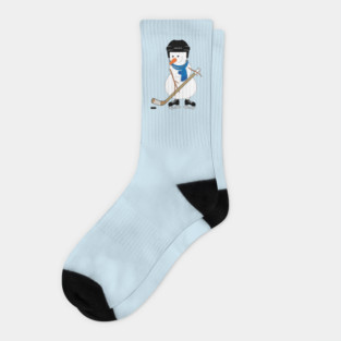 Hockey Snowman Socks