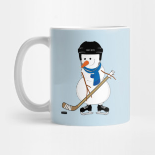 Hockey Snowman Mug