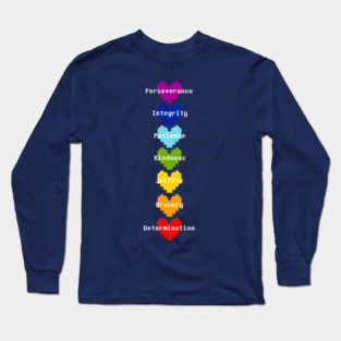 Undertale Human souls Long Sleeve T-Shirt