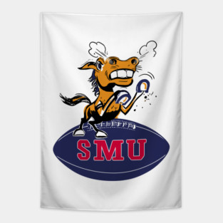 Vintage Southern Methodist University Peruna Mascot - football Tapestry