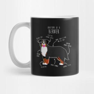 Bernese Mountain Dog Anatomy Mug