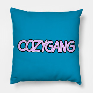 Cozy Gang Logo Pillow