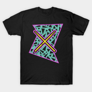 Rad 90s Percussion Drum Sticks T-Shirt