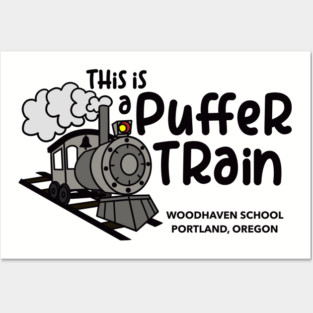Puffer Train Posters and Art