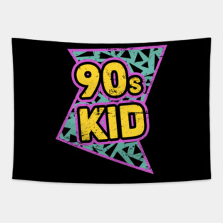 Rad 90s Kid Tapestry