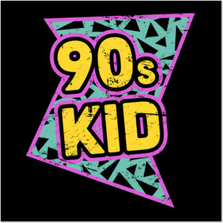Rad 90s Kid Posters and Art