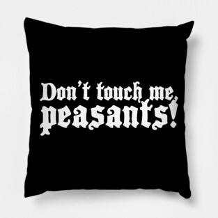 Peasants | Funny Renaissance Festival Costume Pillow