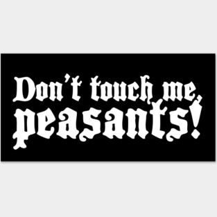 Peasants | Funny Renaissance Festival Costume Posters and Art