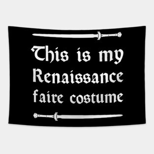 Funny Renaissance Faire Costume Tapestry