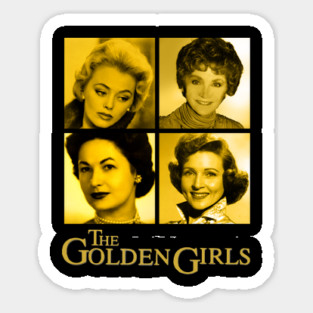 golden girls -  before the golden year Sticker